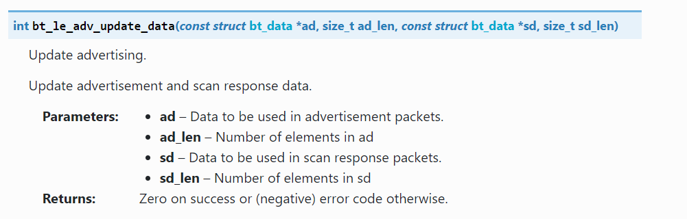 bt_le_adv_update_data() API 函数