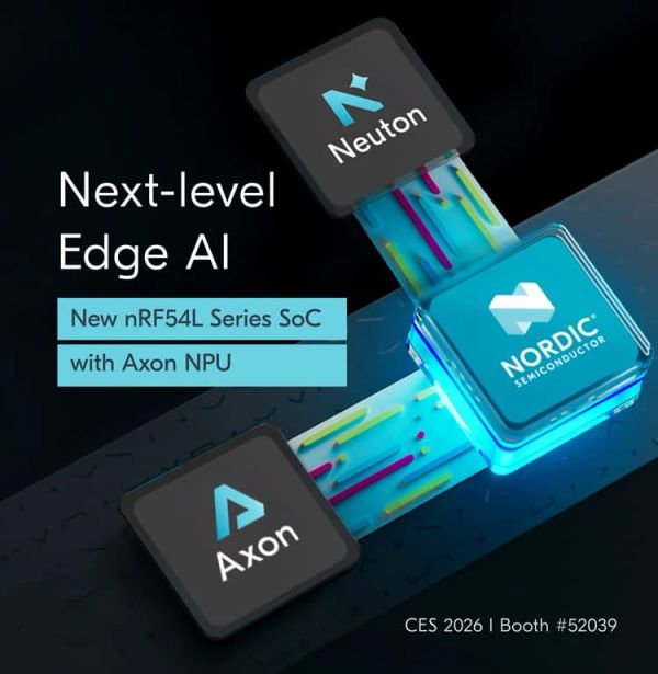 全新 nRF54L 系列 SoC 搭载 NPU 和 Nordic Edge AI Lab，让设备端智能触手可及，并大幅提升能效