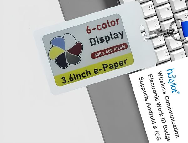弘毅云佳 Inkcard-A1 智能胸卡采用 Nordic nRF54L15 升级无线身份管理终端