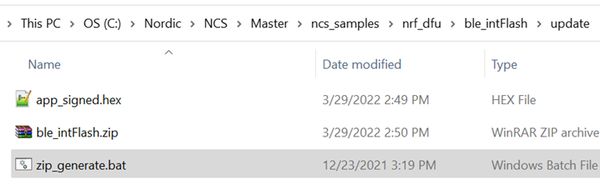 双击update目录中的zip_generate.bat