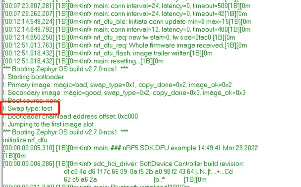 MCUboot完成swap操作,并跳到新app,新app自动完成image confirm操作
