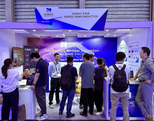 2025年6月18日-20日，全球超低功耗无线连接技术领导者Nordic Semiconductor现身2025上海世界移动通信大会并成功展示了其先进的蜂窝物联网（Cellular IoT）解决方案，吸引了众多行业专业人士的关注。