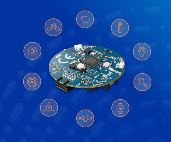 全新的电池供电、双天线 nRF54L15 Tag 支持 Bluetooth Channel Sounding、边缘 AI 和 Matter，可实现超低功耗无线 IoT 设备的快速原型开发