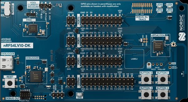 针对nRF54LV10A无线SoC的开发套件