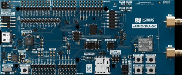 适用于LTE-M、NB-IoT、NTN、GNSS和DECT NR+的开发套件