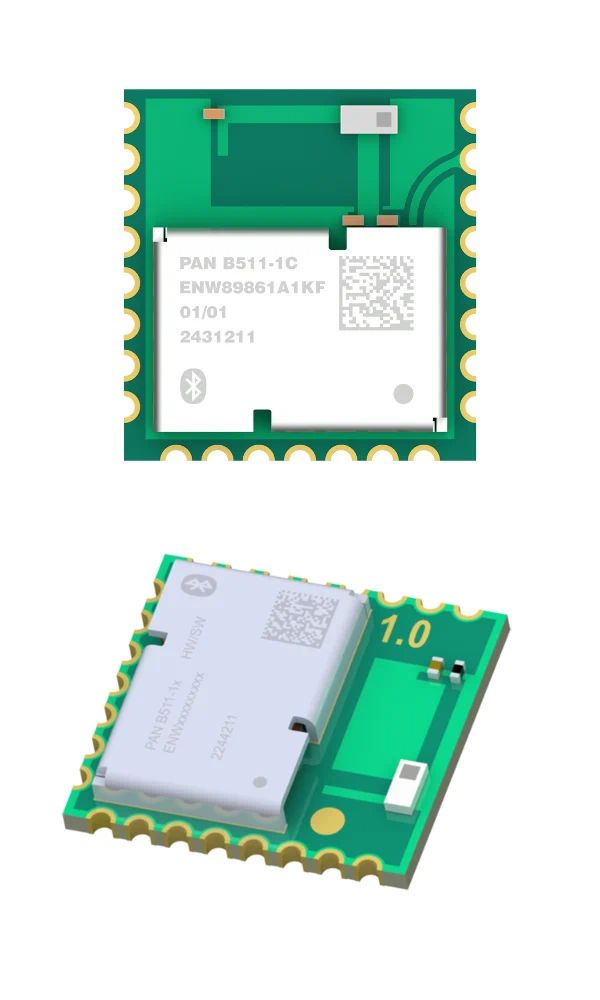 Panasonic Industry Europe公司所设计开发的PAN B511-1C模组整合了nRF54L15 SoC，为 Matter智能家庭解决方案增强功能