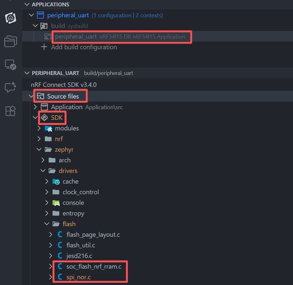 在 Source Files 中选中 SDK