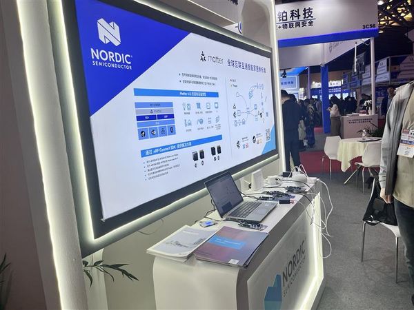 Nordic Semiconductor作为全球无线连接领域的领头企业，参加了IOTE 2024第二十一届国际物联网展·上海站并展出了完善的一站式Matter解决方案。