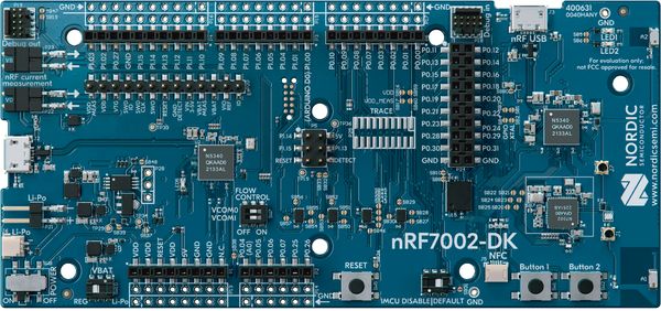 用于nRF7002 Wi-Fi 6双频协同IC的开发套件