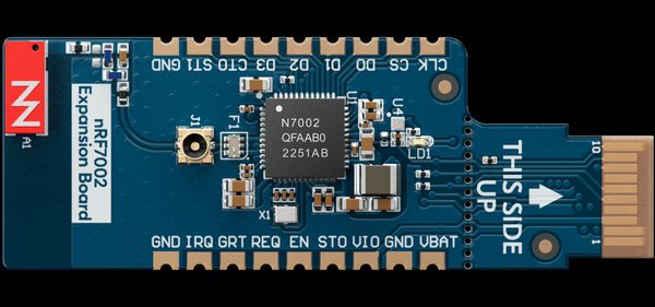 Plug-in board for adding low-power Wi-Fi 6 capabilities to the Thingy:53