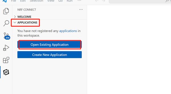 Open Existing Application