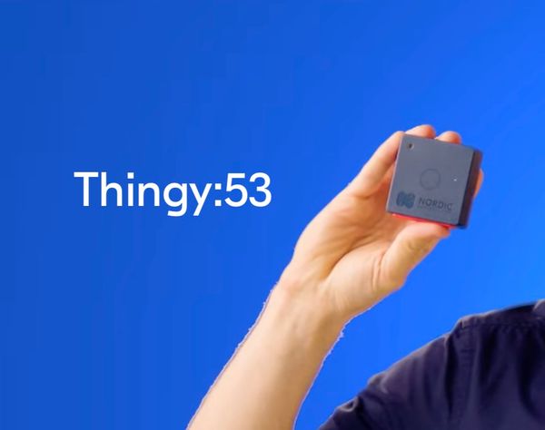 Nordic Thingy:53为快速物联网产品原型设计带来双Arm Cortex-M33处理器和嵌入式机器学习